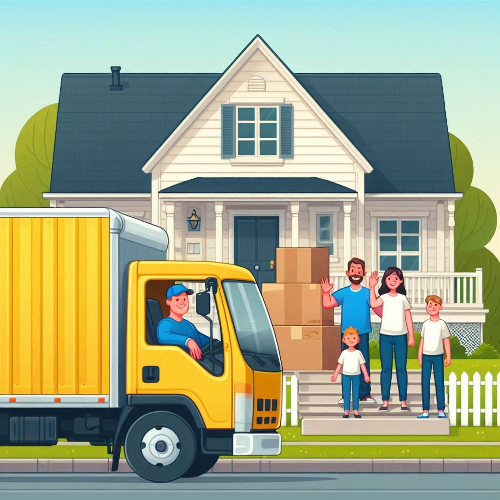Un Camion De Débarras De Maison